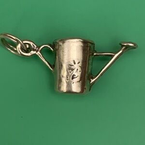 Watering Can Sterling Silver Jewelry Charm #vintage #garden